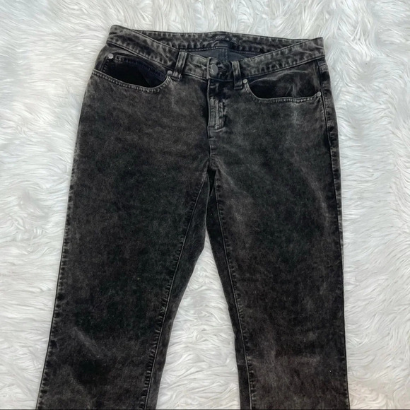 Eileen Fisher Acid Wash Velvet Skinny Pants Casual Women’s Minimalist 4 - Picture 5 of 11